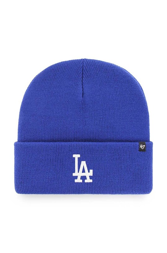 Шапка 47 brand MLB Los Angeles Dodgers аплікація блакитний B.HYMKR12ACE.RYA