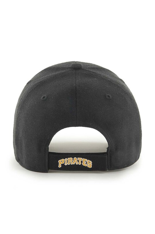 Кепка из смесовой шерсти 47 brand MLB Pittsburgh Pirates B.MVP20WBV.BKO чёрный AA00