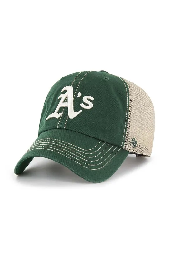 47 brand czapka z daszkiem MLB Oakland Athletics pozostałe zielony B.TRWLR18GWP.DGD