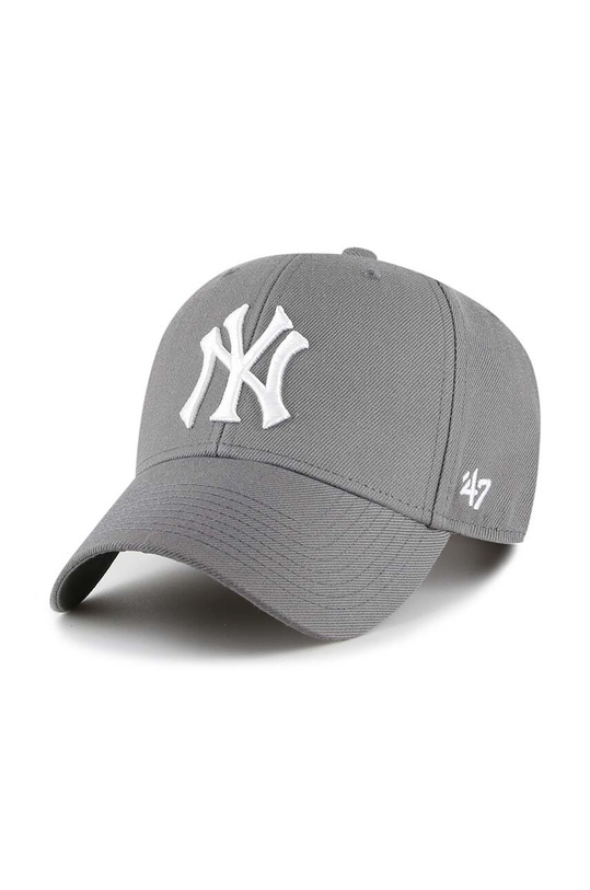 Šiltovka s prímesou vlny 47 brand MLB New York Yankees s prímesou vlny sivá B.MVPSP17WBP.DYB