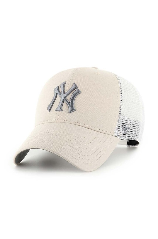 47 brand czapka z daszkiem MLB New York Yankees aplikacja beżowy B.BLMSH17GWP.BNA