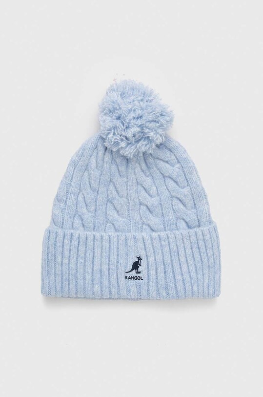Kangol czapka z domieszką wełny z domieszką wełny niebieski K4460SM.GL401