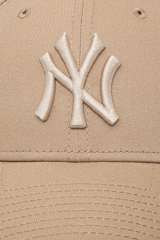New Era czapka z daszkiem bawełniana LEAGUE ESSENTIAL 9FORTY® 60244714 beżowy AA00