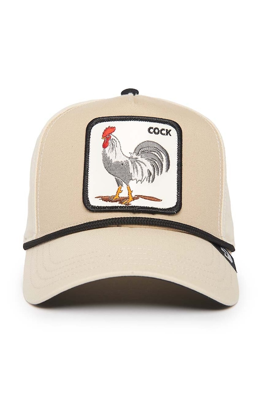 Goorin Bros czapka z daszkiem bawełniana Rooster 101.1258 beżowy AA00