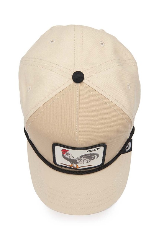 Goorin Bros czapka z daszkiem bawełniana Rooster 101.1258 beżowy