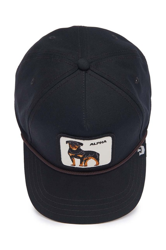Goorin Bros czapka z daszkiem bawełniana Alpha Dog 101.1133 czarny