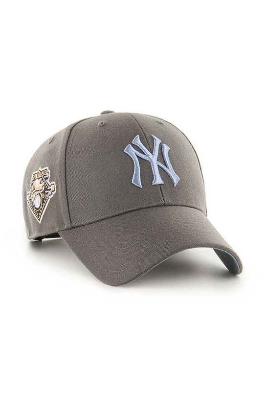 47 brand czapka z daszkiem bawełniana MLB New York Yankees BCPTN.SUMVP17WBP.GH01 szary AA00