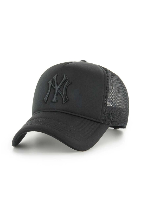 Кепка 47 brand MLB New York Yankees аплікація чорний B.TRTFM17KPP.BK