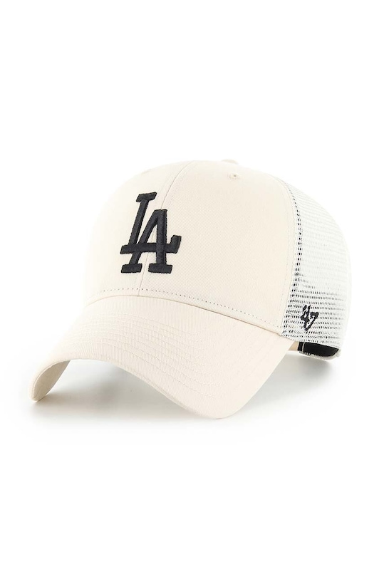 47 brand czapka z daszkiem MLB Los Angeles Dodgers aplikacja beżowy B.BRANS12CTP.NTA