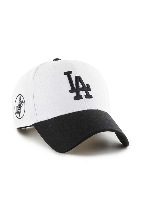 47 brand sapca MLB Los Angeles Dodgers B.SUMTT12WBP.WH alb AA00
