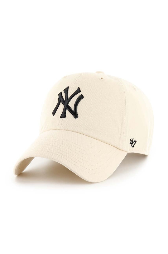 Kšiltovka 47 brand MLB New York Yankees s příměsí vlny béžová B.NLRGW17GWS.NTQ