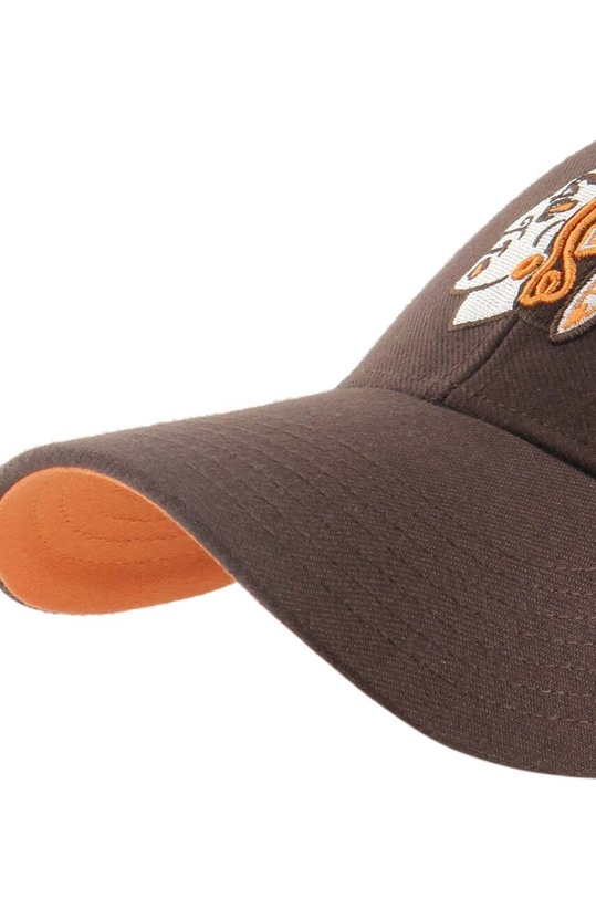 47 brand czapka z daszkiem z domieszką wełny NHL Chicago Blackhawks brązowy HVIN.SUMVP04WBP.BW94