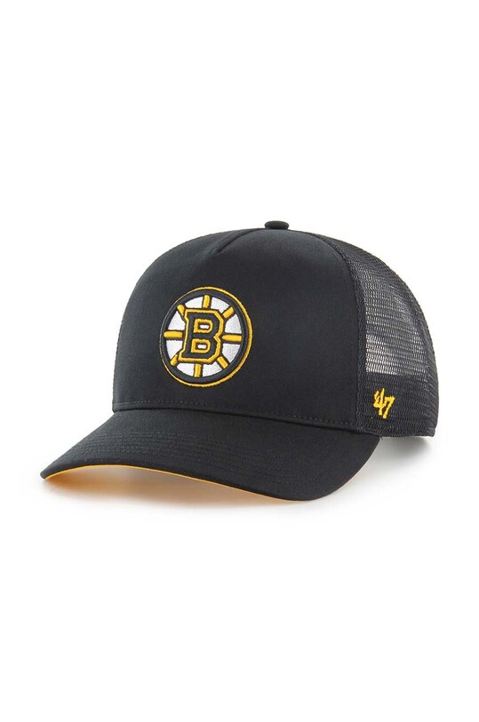 47 brand czapka z daszkiem NHL Boston Bruins aplikacja czarny H.MSHTC01GWP.BKA