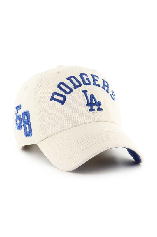 Bavlnená šiltovka 47 brand MLB Los Angeles Dodgers B.CLBFB12GWS.Y0 béžová AA00
