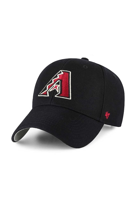 47 brand sapca MLB Arizona Diamondbacks cu un amestec de lana negru B.MVP29WBV.BKB