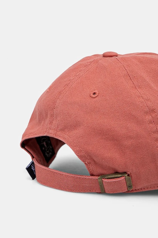 Akcesoria 47 brand czapka z daszkiem bawełniana MLB New York Yankees B.RGW17GWS.IR różowy