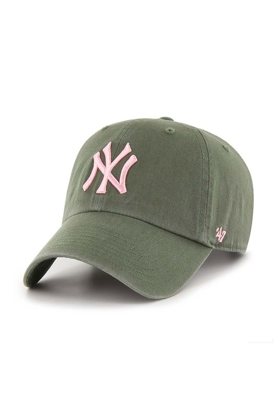 47 brand șapcă de baseball din bumbac MLB New York Yankees bumbac verde B.NLRGW17GWS.MSA