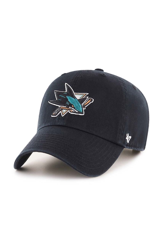 Bavlnená šiltovka 47 brand NHL San Jose Sharks bavlna čierna H.RGW22GWS.BK