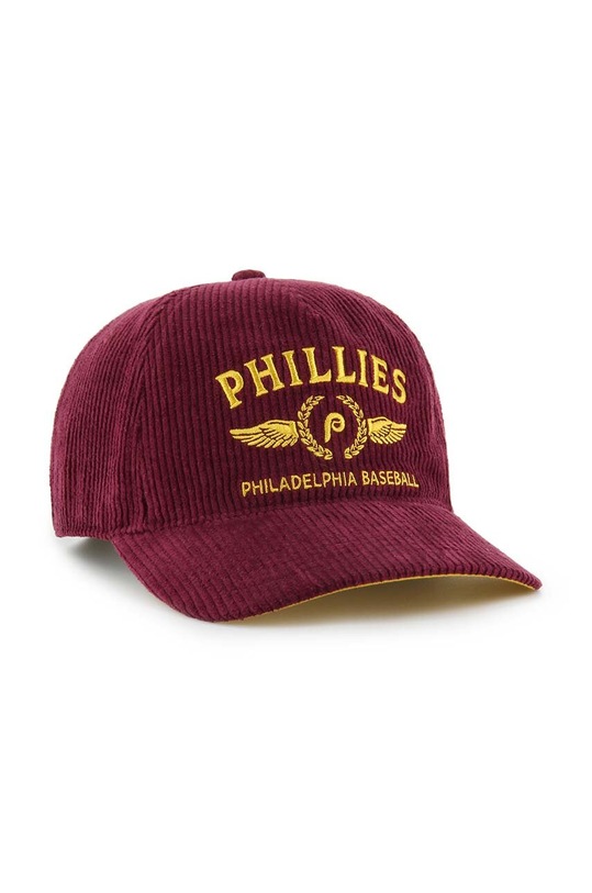 Menčestrová baseballová čiapka 47 brand MLB Philadelphia Phillies burgundské B.SKYLC19EWP.CA