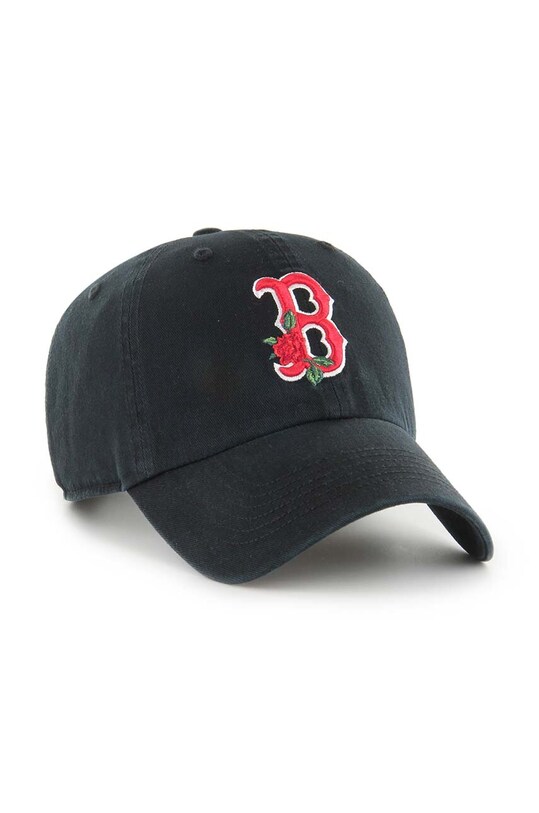 Хлопковая кепка 47 brand MLB Boston Red Sox B.THRNC02GWS.BK чёрный AA00