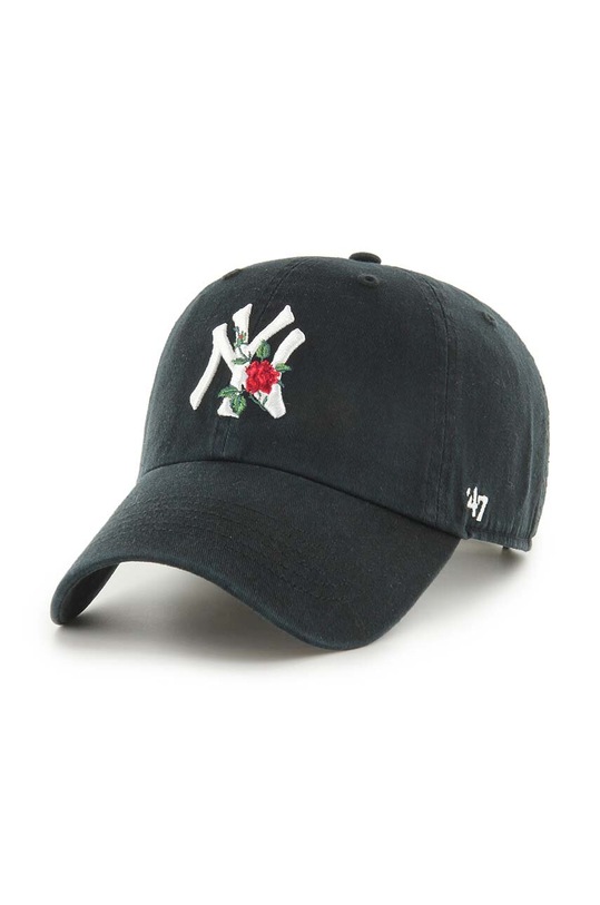 47 brand berretto da baseball in cotone MLB New York Yankees cotone nero B.THRNC17GWS.BKA
