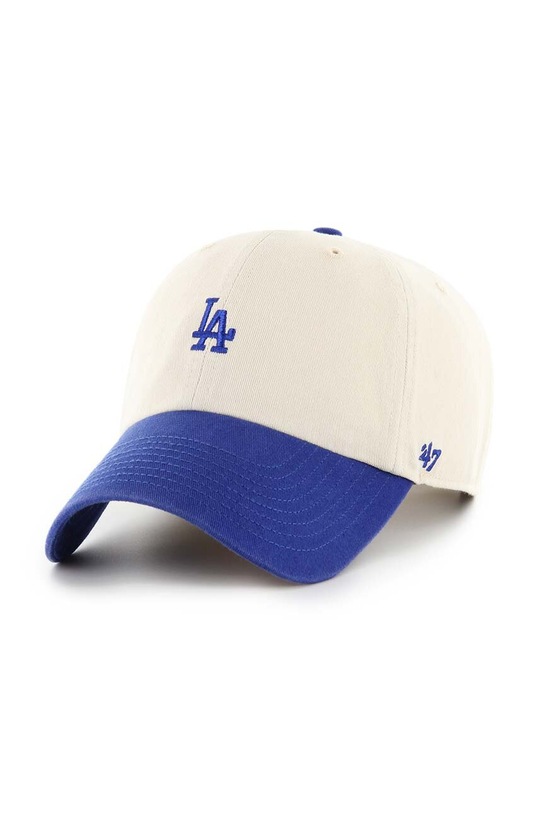 47 brand șapcă de baseball din bumbac MLB Los Angeles Dodgers bumbac bej B.SSTBC12GWS.NT