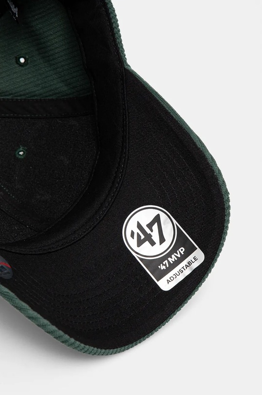 Manšestrová kšiltovka 47 brand MLB Oakland Athletics zelená B.THCKM18EWS.DG