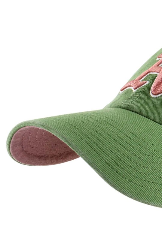 Аксессуары Хлопковая кепка 47 brand MLB Oakland Athletics B.DBLUN18GWS.FF зелёный