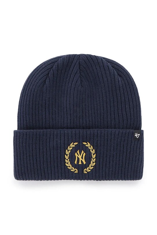 Шапка 47 brand MLB New York Yankees аппликация тёмно-синий B.SKYCK17XXE.NY