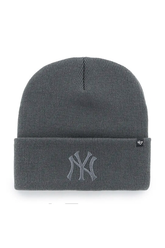Шапка 47 brand MLB New York Yankees аппликация серый B.HYMKR17ACE.CCB
