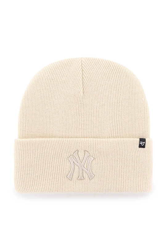 Čepice 47 brand MLB New York Yankees středně silná béžová B.HYMKR17ACE.NTN