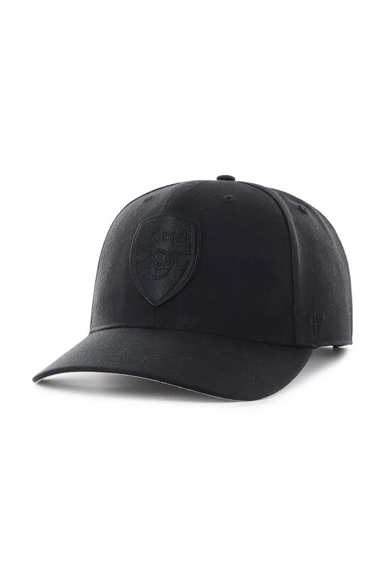 47 brand sapca Arsenal FC cu un amestec de lana negru EPL.CLZOE30WBP.BK