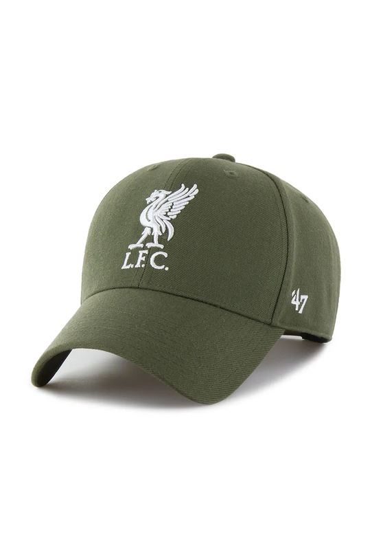 Шапка с козирка с вълна 47 brand Liverpool FC с вълна зелен EPL.MVPSP04WBP.SWA