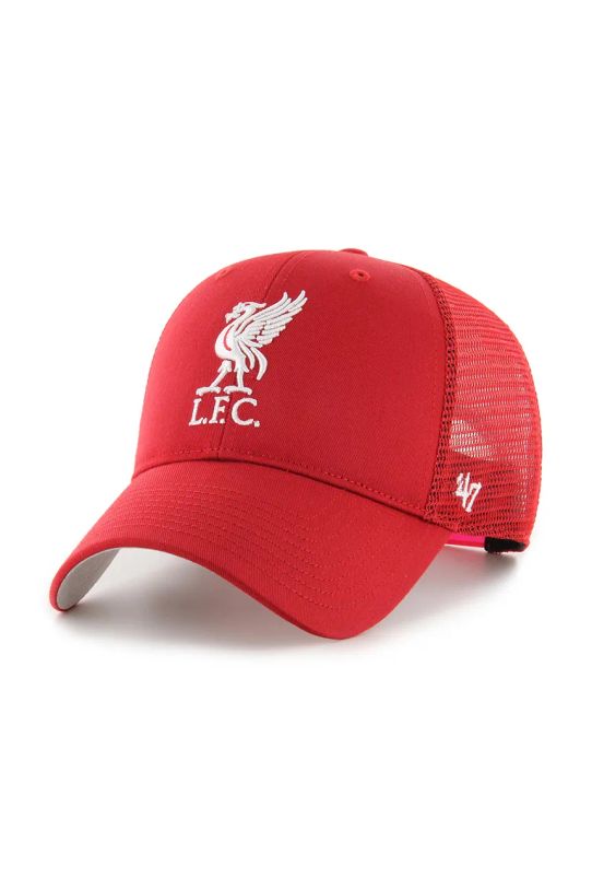 47 brand czapka z daszkiem Liverpool FC aplikacja czerwony EPL.BRANS04CTP.RDB