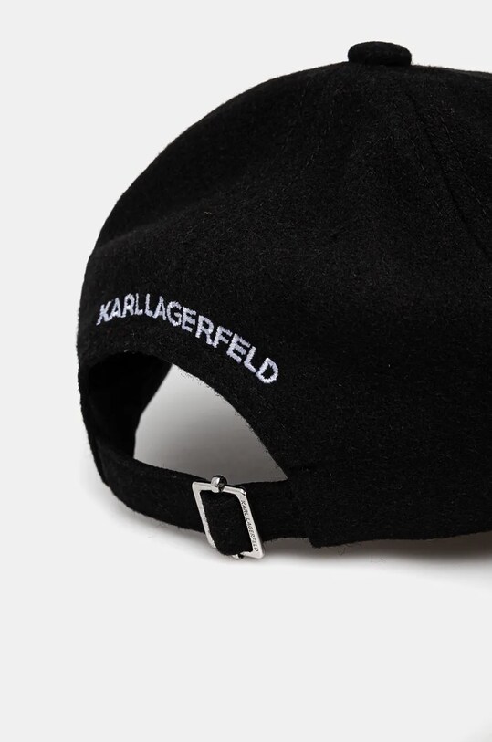 Аксесуари Вовняна кепка Karl Lagerfeld 246W3402 чорний