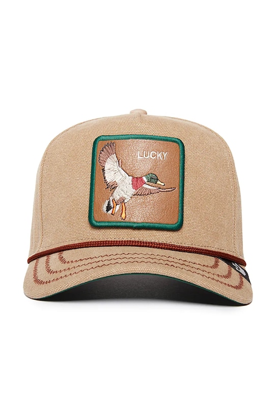 Bavlněná baseballová čepice Goorin Bros Lucky Duck 101.1520 béžová AA00