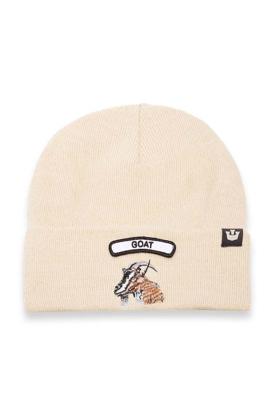 Goorin Bros căciulă de lână Soft Rock Goat imprimeu bej 107.1804