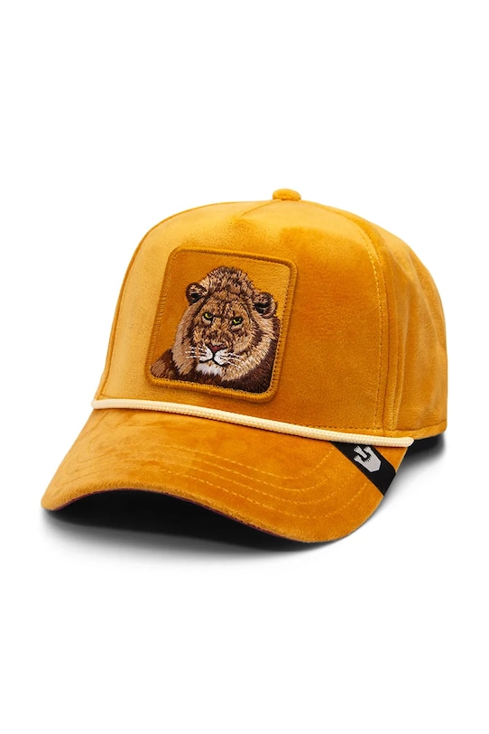 Goorin Bros czapka z daszkiem Lion Royalty aplikacja żółty 101.1570
