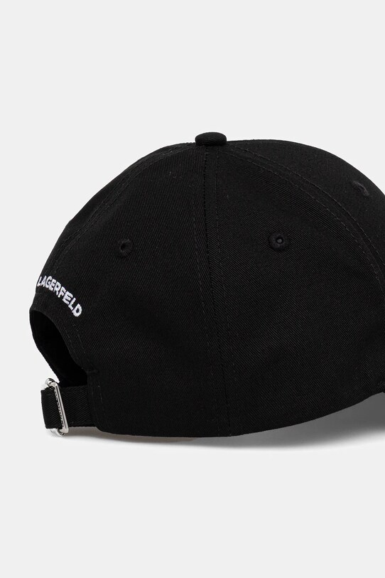 Accesorii Karl Lagerfeld șapcă de baseball din bumbac A1W33037 negru
