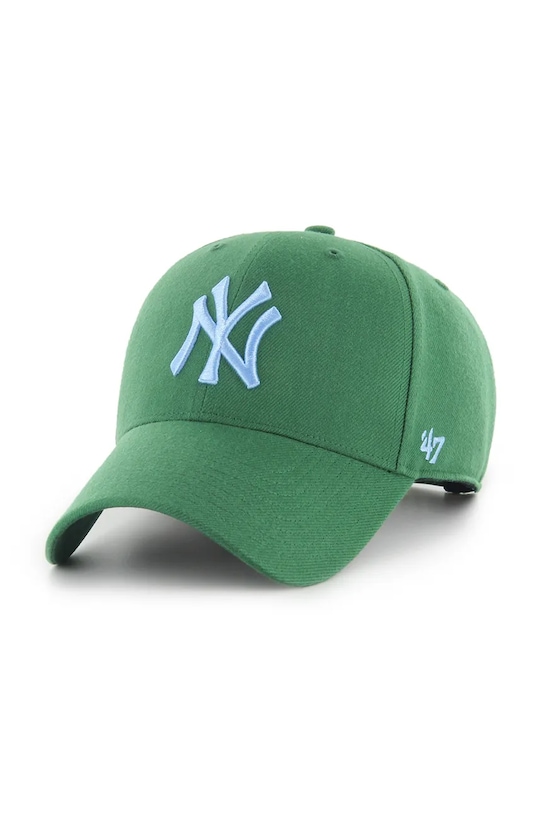 47 brand berretto da baseball MLB New York Yankees misto lana verde B.MVPSP17WBP.RNA
