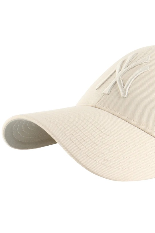 Akcesoria 47 brand czapka z daszkiem bawełniana MLB New York Yankees B.RAC17CTP.NTA beżowy