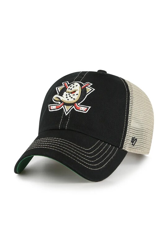 47 brand czapka z daszkiem NHL Anaheim Ducks pozostałe czarny H.TRWLR25GWP.BKC