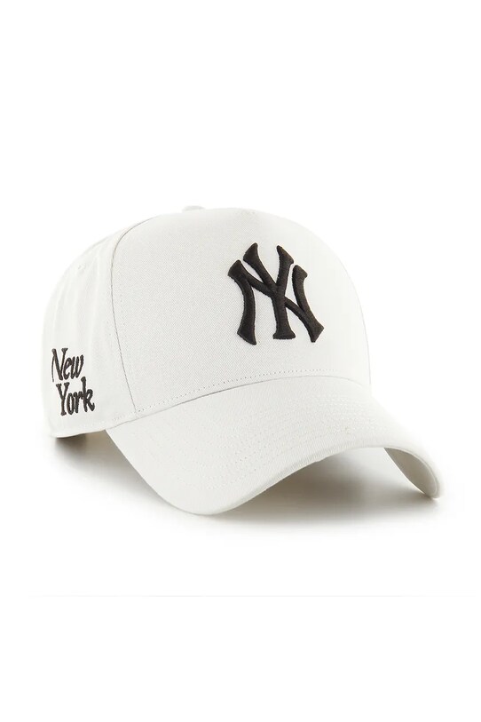 47 brand czapka z daszkiem MLB New York Yankees B.FNDOF17GWP.SSC biały AA00