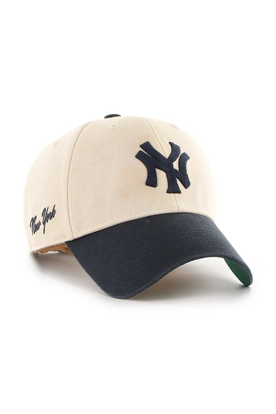 Bavlněná baseballová čepice 47 brand MLB New York Yankees B.FIRFD17HTP.SS bílá AA00