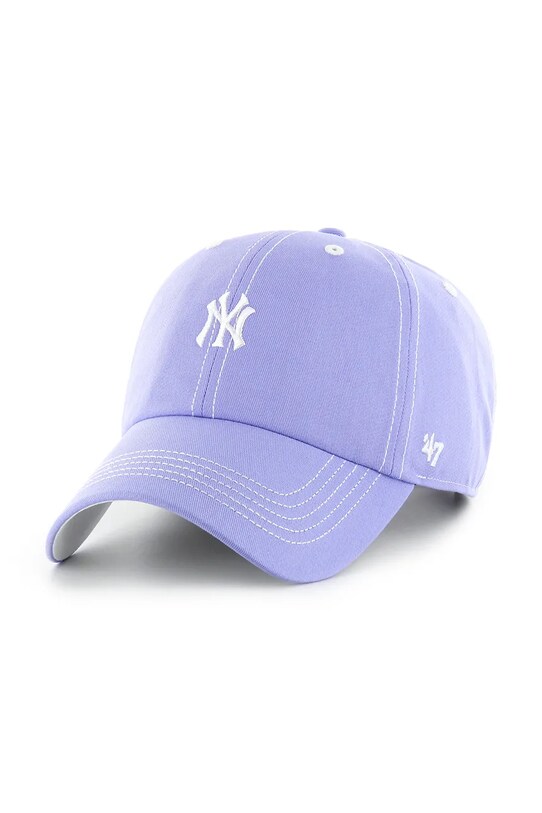 47 brand șapcă de baseball din bumbac MLB New York Yankees bumbac violet B.CSBCU17GWS.LV