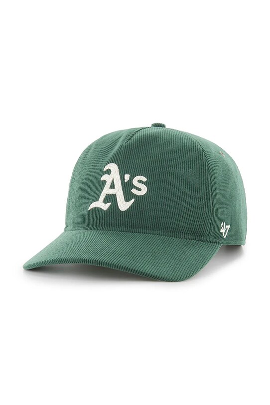 Кепка 47 brand MLB Athletics аппликация зелёный B.TCDLC18IWP.DG