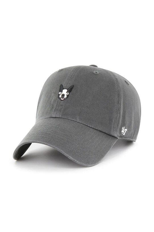 47 brand czapka z daszkiem bawełniana Dog Base Runner Icon bawełna szary XX.BSRIC284GWS.CCB