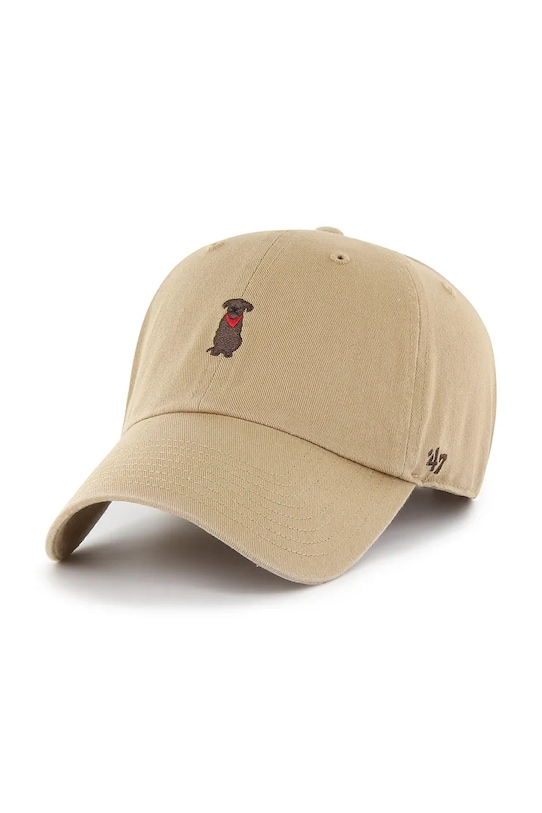 47 brand czapka z daszkiem bawełniana Dog Base Runner Icon bawełna beżowy XX.BSRIC1411GWS.KH