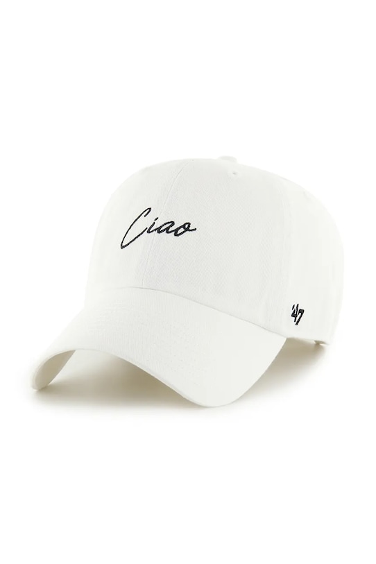 47 brand șapcă de baseball din bumbac Phrase Base Runner Icon bumbac alb XX.BSRIC1411GWS.WHH