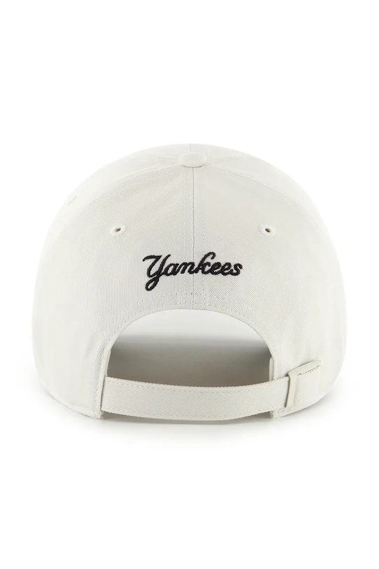 47 brand czapka z daszkiem bawełniana MLB New York Yankees B.FNDSC17GWS.SSF szary AA00